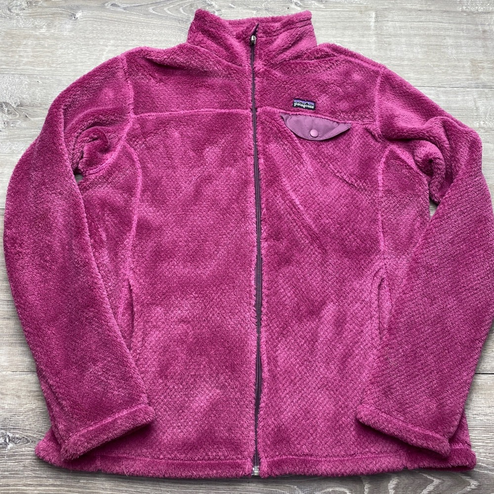 Patagonia Jacket Re-Tool Full-Zip Fleece Girls‎ XXL 16-18 Pink Polartec Thermal